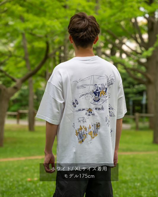 ヒヌマフウフ 思い出Tシャツ【ホワイト】