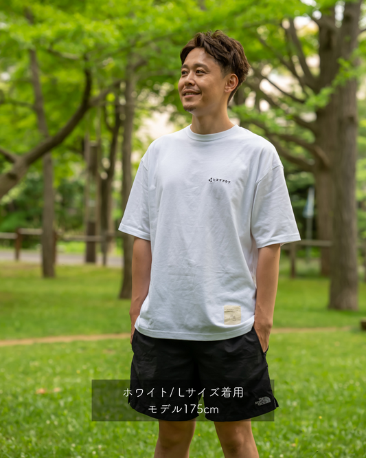 ヒヌマフウフ オリジナルロゴTシャツ【ホワイト】