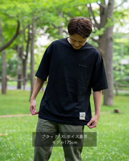 ヒヌマフウフ オリジナルロゴTシャツ【ブラック】