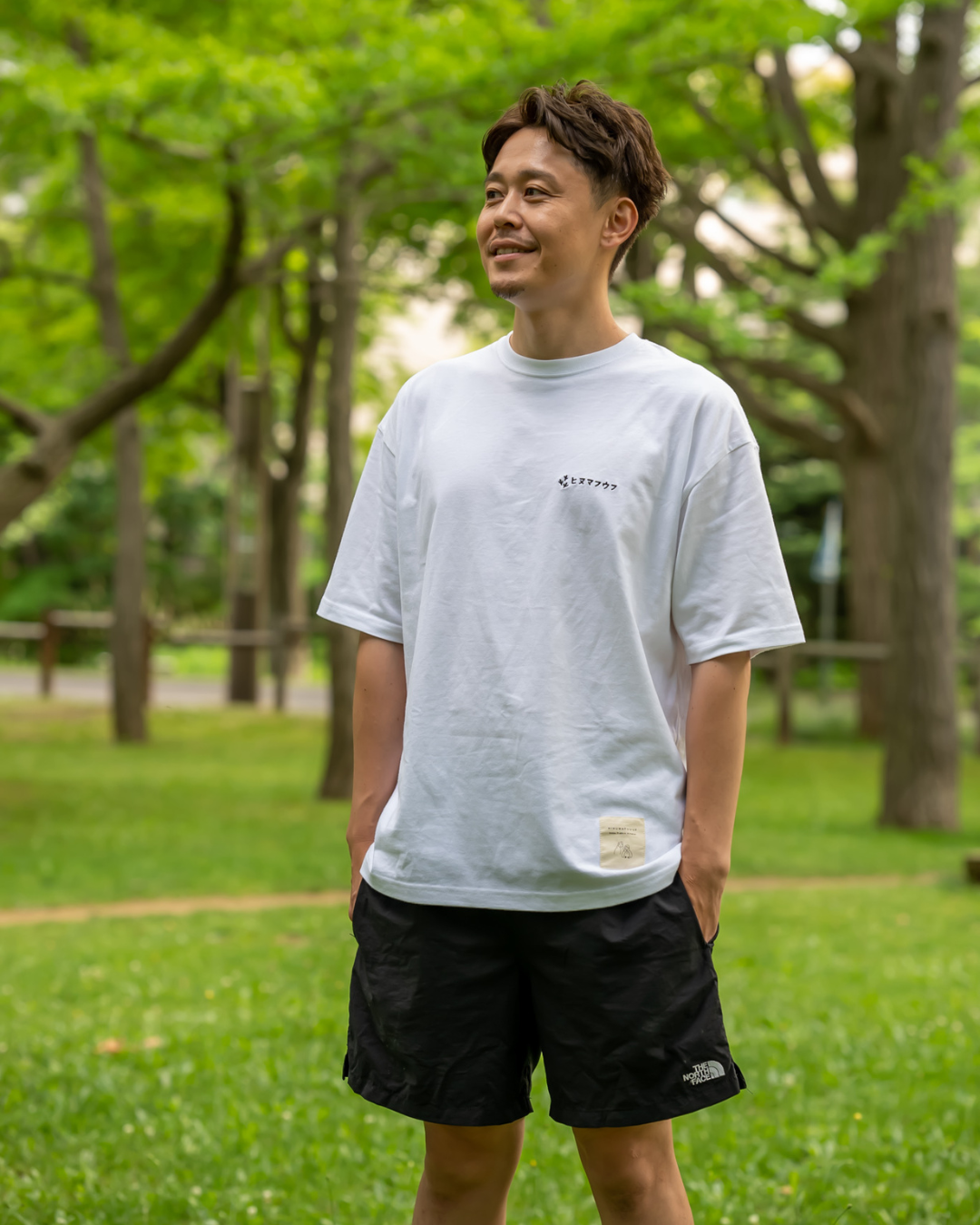 ヒヌマフウフ オリジナルロゴTシャツ【ホワイト】